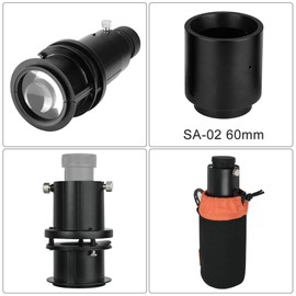 GODOX S30 Accessories SA-02 60mm Wide-Angle Lens SA-P Projection Attachment Accessory for S30 LED Vidio Light