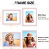 Vittanly 8x10 Picture Frame, Engineered Wood with Shatter Resistant Plexiglass,