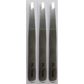 Mr Tweeze Original Stainless Steel Slant Tweezers (3 Pack), Compares TweezerGuru