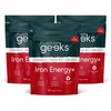 Iron Tablets High Strength - Energy Tablets with Vitamin C,