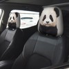 TZBVTAU 2 Pack Carton Panda Car Seat Headrest Cover for