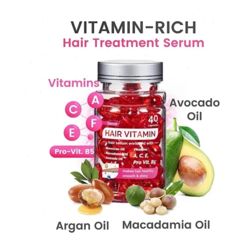 2pcs Capilar Reparación Nutrición Cápsulas Hair Vitaminas