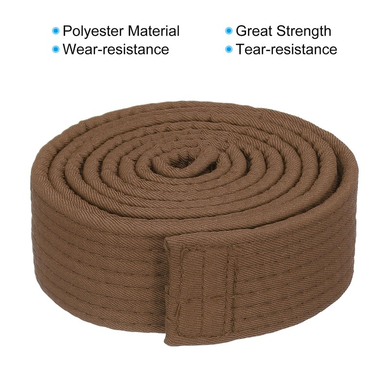 PATIKIL Taekwondo Colored Ranking Belt 1.5" x5.2Ft 1.6m, Polyester Martial