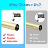 Byondeth Curtain Rods for Windows 16 to 120 Inches Adjustable