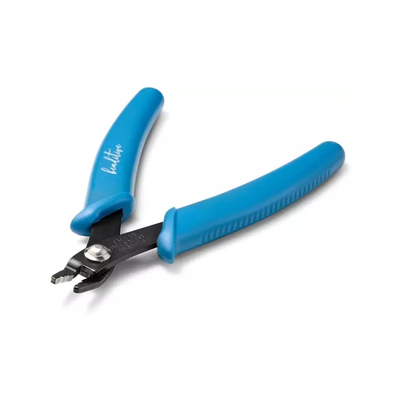 2mm 및 3mm 비드 튜브용 크림핑 플라이어 5인치(레이크 블루) [Blue]