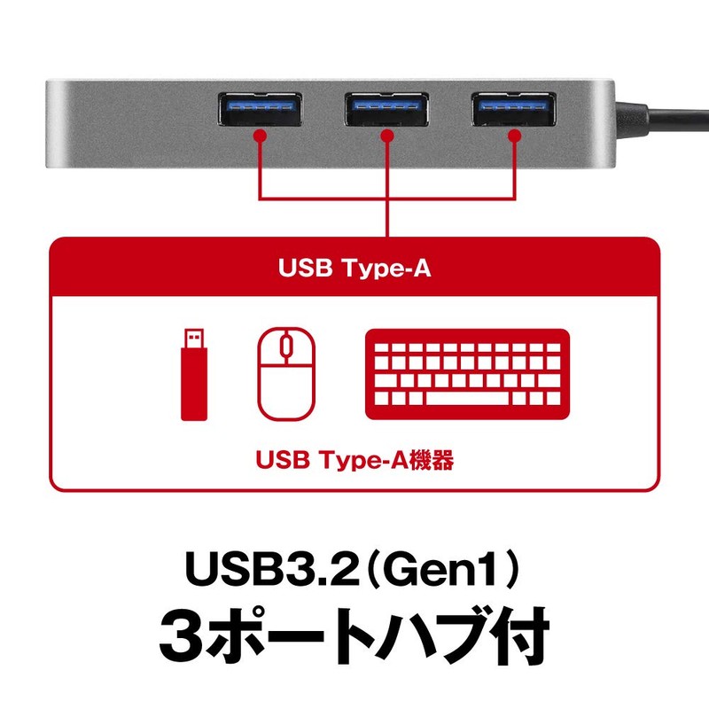 Buffalo LUD-U3-AGHSV/N Giga Compatible Docking Station LAN Adapter with Wired