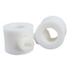 20 x Adjusting Rings 6.5 mm Plastic White with Made