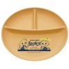 Skater NLUP1 Wood Grain Lunch Plate, Osamu Goods, Branch, Made