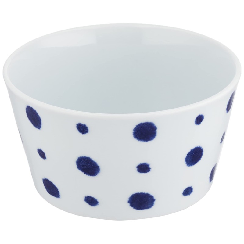 Hasamiyaki 32574 Indigo Aidama Medium Bowl, 5.3 inches (13.5 cm),