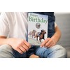 AK Giftshop Horse Racing Birthday Card With Badge