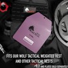 WOLF TACTICAL Curved Weight Vest Plates – 5.75/8.75/14.5LB Pairs –