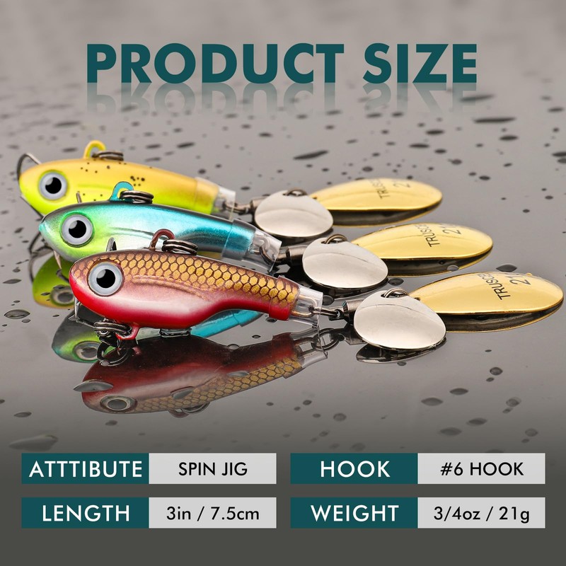 TRUSCEND Jigs de Pesca Señuelos Pesca Cucharillas para Lubina Lucio