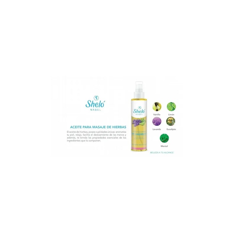 Aceite para Masaje y Aromaterapia de Hierbas Sheló Nabel, Pack