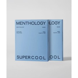 Meoncell MENTHOLOGY [2pack] Super cool mask pack 5 sheets NONE / 메온셀 MENTHOLOGY [2pack] 슈퍼쿨 마스크팩 5매 NONE