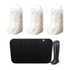 3-Pack Boot Bags & Boot Trees Set for Cowboy Boot