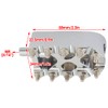 RAGBUSCLE Anti Slip Motorcycle Silver Rivets Shifter Pegs, Motorcycle Gear