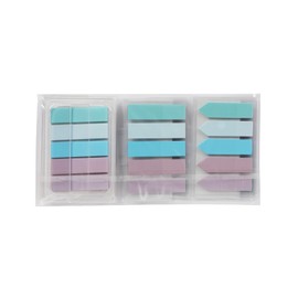 Page Flags, Page Markers, Write-On Tabs, Removable Arrow Tabs, 600 Per Pack, Assorted Pastel Colors, 1-3/4" x 1/2", (1002509)