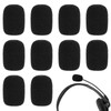 10 Pack Mini Size Lapel Headset Microphone Windscreen Foam Cover,