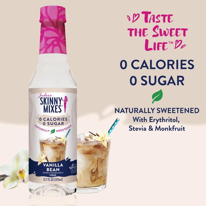 Naturally Sweetened Vanilla Bean Syrup - 375ml