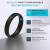 ThunderFit Silicone Rings for Him and Her, Rubber Engagement Bands