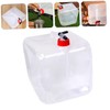 KOMBIUDA 1pc Outdoor Water Tank Portable Water Container Spigot for