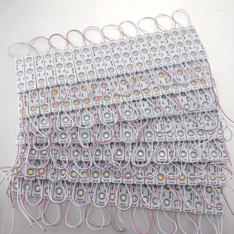 REXTiN 200pcs 3 LED Sign storefront Lights Module White Super