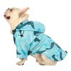 HDE Dog Raincoat Poncho Double Layer Zip Rain Jacket with