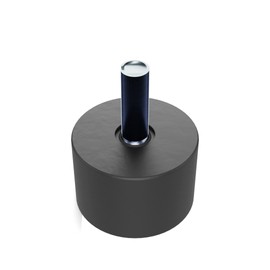 Isolate It!: Sorbothane Male Vibration Stud Bumper Mount - #8-32 - 1/2" (H) - 3/4" (Dia) - 70 Duro - 4 Pieces