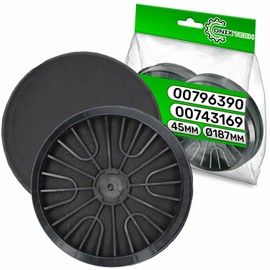 Dunstabzugshaube Filter Ø 187 mm mit Original Code 00743169 00796390 DHZ5276 Z5138X1 LZ52751 für Bosch für Balay für Constructa für Siemens für Neff - Garantie 5 Jahre - ONIX TECH