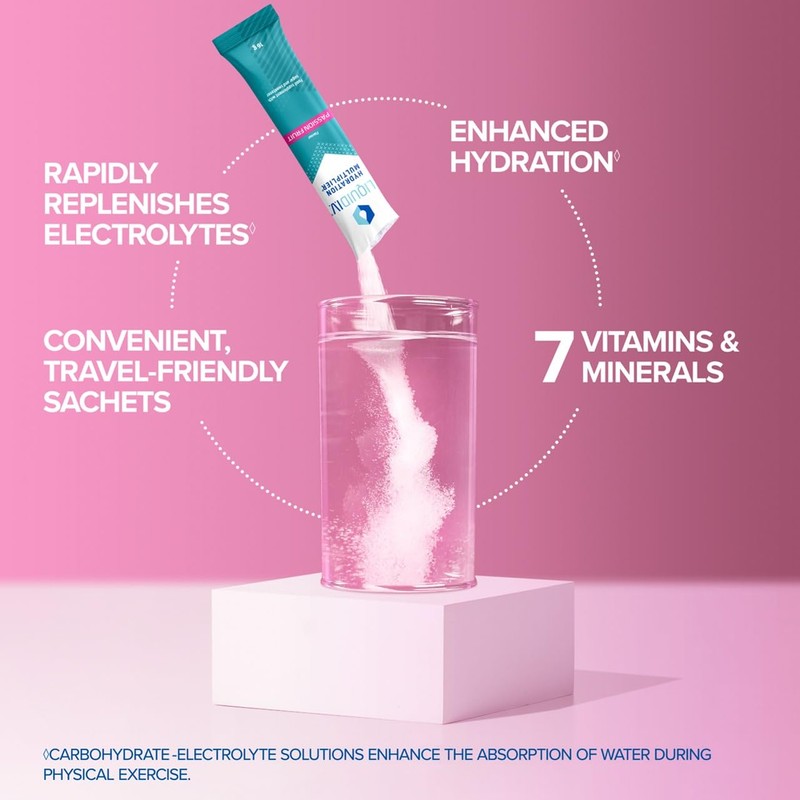 Liquid I.V. Hydration Sachets | Passion Fruit | Electrolyte Powder