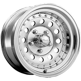 Pacer 162M ALUMINUM MOD Wheel with Machined Finish (15x7"/5x5", -07mm Offset)