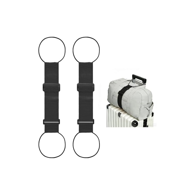 Gen?rico Correas de Conector de Equipaje Ajustables para M?ltiples