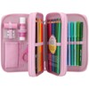 Depesche 10806 TOPModel Filled 3-Compartment Pencil Case Bling with Poodle