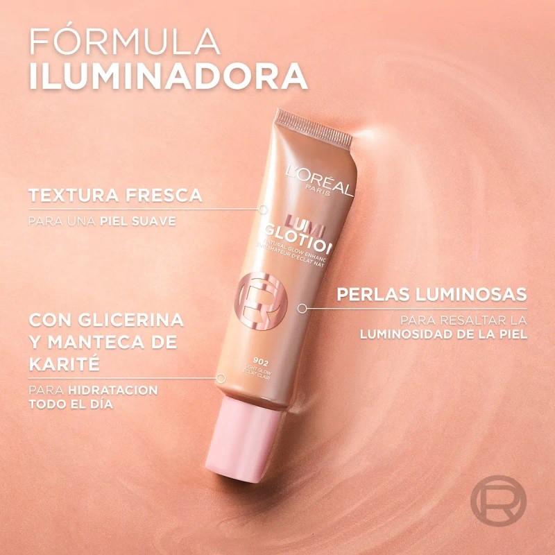 Iluminador Multiusos L'Oréal Paris Lumi Glotion Tono Deep Glow