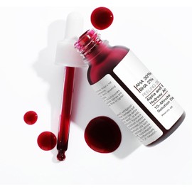 Generic AHA 30% + BHA 2% Peeling Solution, Chemical Peel for Face at Home, BHA Liquid Exfoliant for Large Pores, Wrinkles & Fine Lines, 1.0 Floz (1 PCS)