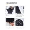 Lightweight External Hiking Pole Storage Bag Fish Bone Pocket Opening