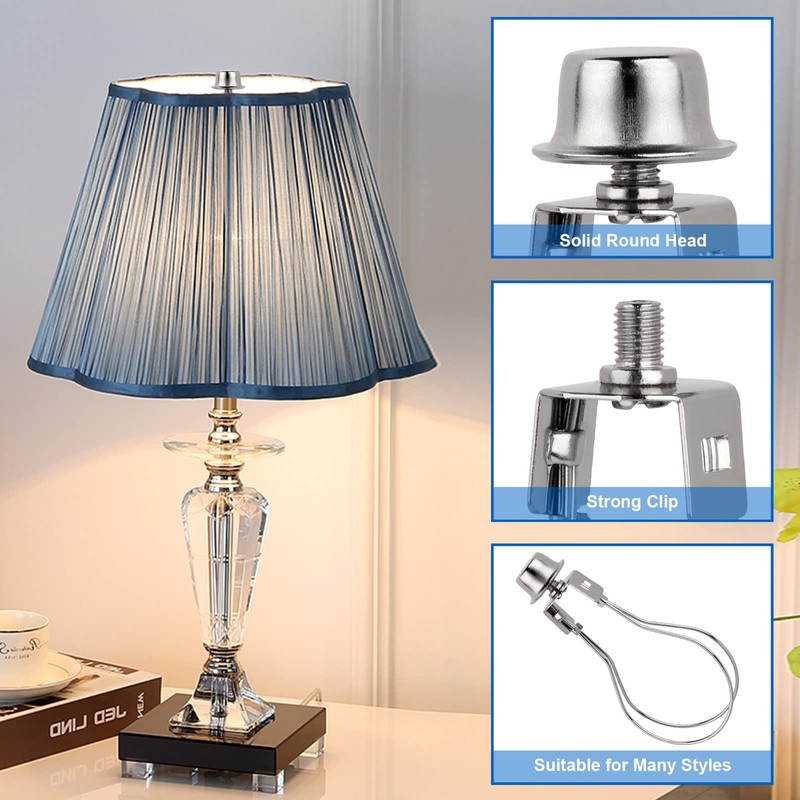 2 PACK Lamp Shade Light Bulb Clip Adapter, WEAVERBIRD Lamp