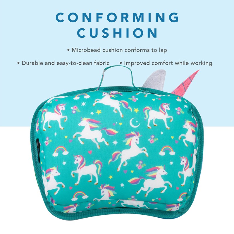 LAPGEAR Lap Pets Lap Desk for Lil’ Kids - Unicorn