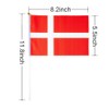 Denmark Flag Danish Flag, Small Mini Handheld Denmark Flags on