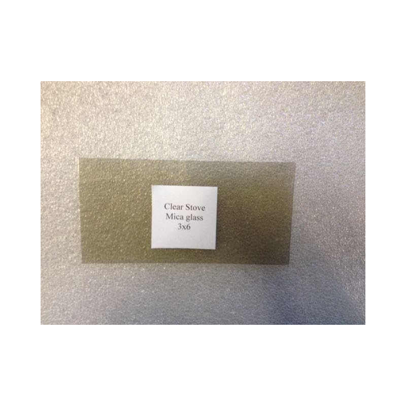 Mica Glass – 3" x 6" | Thin, Clear Glass