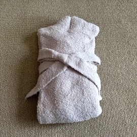 Skims Dusk Cozy Short Robe, Size L/XL NWT