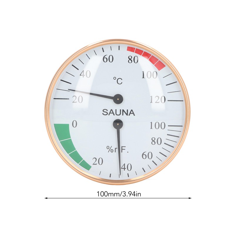 Sauna Temperature Humidity Meter Professional Wall Mounted High Accuracy Hygrometer