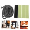 TEHAUX 1Roll Stove Door Rope Seal High Temp Fiberglass Gasket