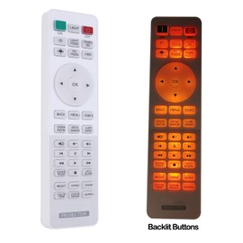 Aimdio RCV012 RCV015 Beamer Fernbedienung für BenQ W1090 TH683 W1070+ W2000 W2000+ W1110 HT1075 HT1085ST HT2150ST HT2050 MH684 TH670 W1075 W1080ST+ W1120 W3000 HT2550 W1700 TK800M Projektor