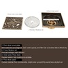 Floor Drain Antique Full Copper Shower Drain Kit for Kitchen