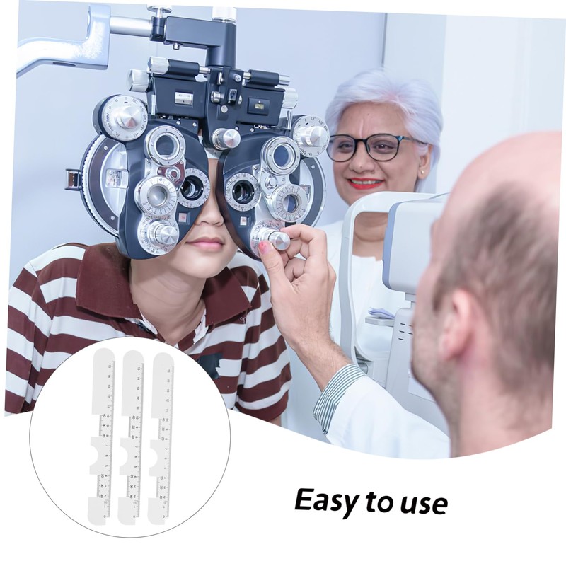 Alipis Ergonomic Eye Measurement Gauge Optometrist's Pd Ruler Portable for