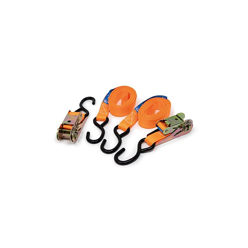 Maypole 6070 GS PK2 Ratchet Strap and Hooks, 25 mm