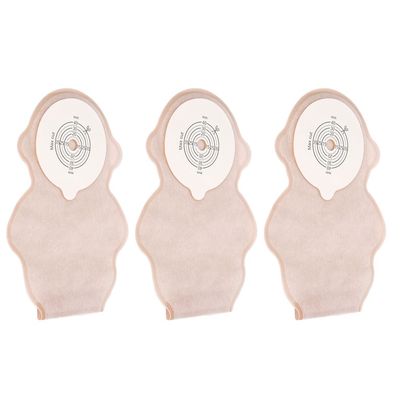 10pcs Children Ostomy Bag Odor Control Disposable Comfortable Disposable Colostomy