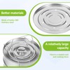 AwObEpl Cooker Steamer Insert Pans,Steam Pot Insert,Pressure Cooker Insert Pans,Stackable