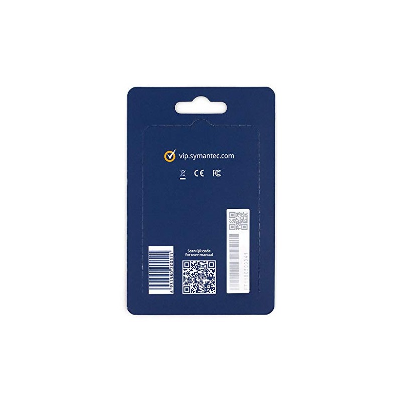 Symantec VIP Card Authenticator - OTP Display Token - Second